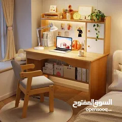  3 مكتب ورف كتب 2 في 1
