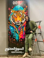  2 رسام اسكندرية - رسام جداري وجرافيتي واشخاص