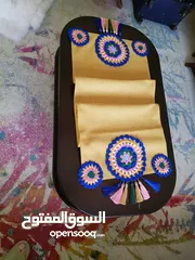 18 كوشنز كنب ووجه مخدات ومفارش للطاولات