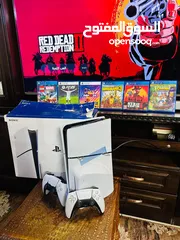  2 Playstation 5 Slim Blueray  بلاستيشن 5 سلم