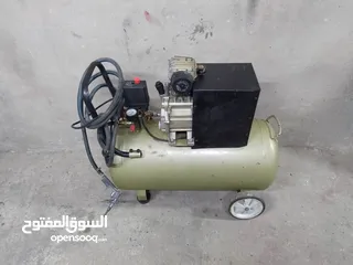  2 ماكينه لحام ودريل شحن كمبروسر 50 لتر سعر مناسب