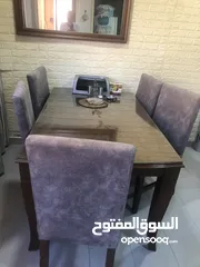  4 طاولة سفرة و4 كراسي للبيع