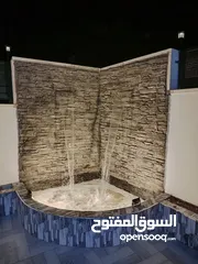  11 بيت جديد مكون من ثلاث طوابق مشطب غير مسكون مساحة 460 متر+70متر ترس بالقرب من شركة النزيه للبلاط