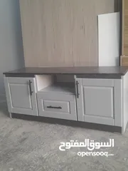  4 طاولات شاشه خشب 18م ادهان او لامنيت جميع المقاسات