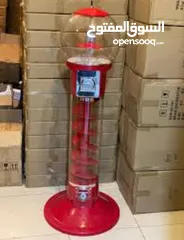  12 ماكينات علكة و مصاص. 1500 حبة علكة كاندي. طابات مجنونة نطاطة. طابات هدايا