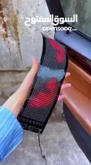  15 LED Flexible Screen إضاءة LED عيون شريرة للسيارة تحكم ذكي وألوان متعددة مرنة ومقاومة لكل الظروف