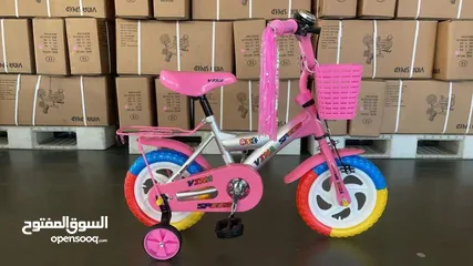  4 بسكليت الأطفال BMX نمره 12  من سنتين ل6 سنوات