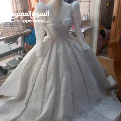  4 فستان عروس ابيض للبيع