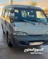  4 باص h100 موديل 2001 ماتور 2700 بككس فحص فحص الباص 2 جيد امامي يسار ضربة شنكل امامي يمين ضربة راسيه