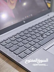  9 من افضل اصدرات hp zbook core i7 10th Ram 32GB 1000SSD 4GB vga Nvidia quadro شاشه تتش مع قاري بطاقة