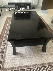  2 طاولة وسط خشب زان