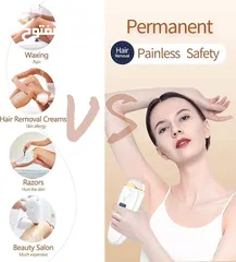  6 جهاز  الليزر المنزلي  IPL   300،000 ومضة ضوئية  للرجال والنساء جهاز إزالة الشعر الدائم للجسم والوجه