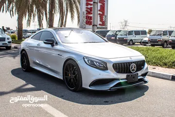  1 2015- S63 AMG COUPE // TAN INSIDE // IMMACULATE CONDITION // - ONLY 44,000 KM DONE