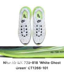  8 Brand new - NIKE AIR MX 720-818 'WHITE GHOST GREEN (Size 9, EUR: 42.5)