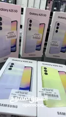  10 Samsung A25 ( 128 GB / 6 GB RAM ) ) جديد مسكر بالكرتونة كفالة وكيل الاردن