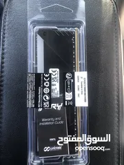  4 رام 16 GB DDR4 Fury جديد  Kingston FURY Beast RGB 16GB (1 x 16GB) 3600MHz DDR4 RAM - Black