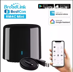  1 Broadlink Bestcon RM4C Mini Universal IR Remote Controller  WiFi IR Works With Alexa Google Assist