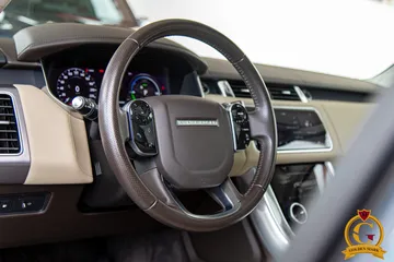  19 Range Rover Sport 2021 Hse Plug in hybrid  Black edition    السيارة وارد المانيا