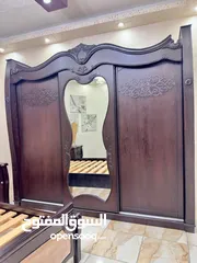  6 غرفة نوم ماستر classic خشب زان ولاتيه تفصيل دهان جوزي امريكي قشرة بلوط للبيع بسعررر مغررري جدآ 499 د