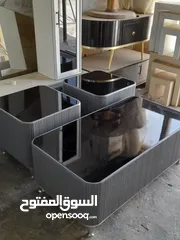  17 طاولات وسط جميع الوان مقاس حسب الطلب جودة عالية مكون من ثلاث قطع خشب ودهان