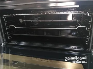  5 غاز إيطالي نوع بومباني 90 سم منصب سكب مع شعله استانلس استيل مكفول