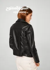  9 Leather biker jacket Mango