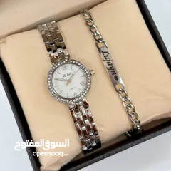  4 طقم ساعة واسوارة ستاتي