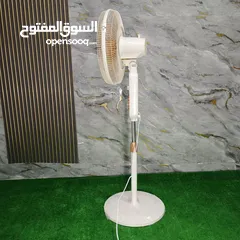  5 مروحة 7 شفرات ناشونال الاصليه 7 فراشات 16 انش 4 سرعات تايمر كفاله 3 سنوات ماتور نحاس 100٪