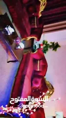  6 طقم كنب خشب زان مصري مع طاولات