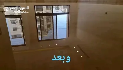  3 جلي وتلميع الرخام والبلاط المزاييك والبازلتي والصبه الا رضيه