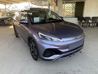  6 BYD Yuan plus 2023 بي واي ديه ايوان بلص صنف شامبيون فل الفل اوتبارك وباب خلفي كهرباء كراسي حامي بارد