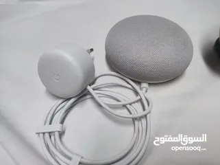  1 "Google Home Mini - جديد بدون كرتون - مع كابل الطاقة - للبيع في رام الله