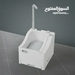  8 جهاز غسل القدمين محمول متنقل اجهزة للوضوء لاسلكي لكبار السن Portable Wudu Foot Washer Machine ، جهاز