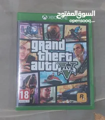  1 قراند مستعمل اكس بوكس ون مع خريطة Grand theft auto v