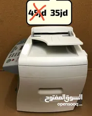  2 طابعة ليزر أسود مع تصوير ونظام فيدر لسرعة النسخ Lexmark X215 MFP