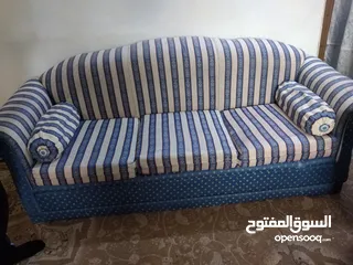  1 كنب جلوس 7 مقاعد خشب ثقيل