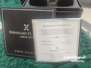  7 ساعه BERNHARD H.Mayer بحالة الجديد