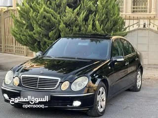 4 مرسيدس e200 موديل 2006 بحالة الوكالة فل اضافات افنتجارد لون اسود بالصلاة ع النبي ما شاء الله