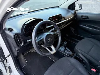  16 كيا بيكانتو2021 بحالة الوكالة ماشيه 40 الف كيلو استخدام شخصي خصوصي اصلي موتور 1250 سي سي