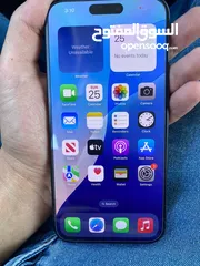  1 ايفون 15 برو ماكس امريكي لون اسود ميتالك 256 GB