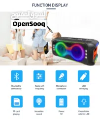  3 WGY-2366 Twin 6.5 "80W Portable JbI Trolley Speaker Party Wireless Subwoofer BlueTooth Speaker 2 Mic