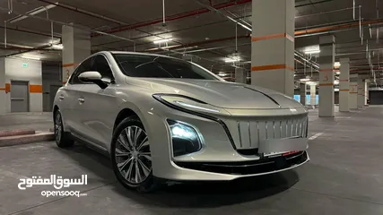  14 هونشي E-QM5 كهربائية بالكامل موديل 2022 فحص كامل تمشي 400 كيلو بالتنكة وفخمة جدا وسيعة جدا من الداخل