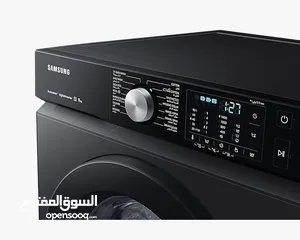  3 غساله سامسونج 11 كيلو 1400 دوره لون سلفر 14 برنامج شامل توصيل وتركيب من نيوتن ستورز nw5729