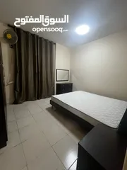  7 2bhk furnished bedroom & bed space for monthly rental sharing aprt.