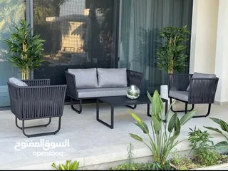  16 تجهيزات خارجيه لقعدات الصيف  اطقم جلسات  طاولات وكراسي  مراجيح  كراسي مسبح