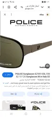  6 نظارة شمسية نوع معروف police ,إيطالية وطبقة uv حماية. أصلية نوع s2989