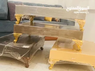  2 طاولات ضيافة مقاس 60×90