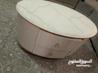  3 طاولة وسط قياس 90  خشب Hdf استخدام بسيط خدوش لا تذكر