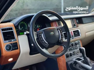  9 رنج روفر موديل 2006 محوّل 2012 Autobiography لون اسود مالك ثاني فل كامل بحال الوكالة للبيع .