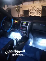  1 سياره هونداي لون ازرق سماوي للبيع موديل 2007